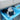Multi-port charging hub with white cables organized in blue storage cart drawer | Forward Education