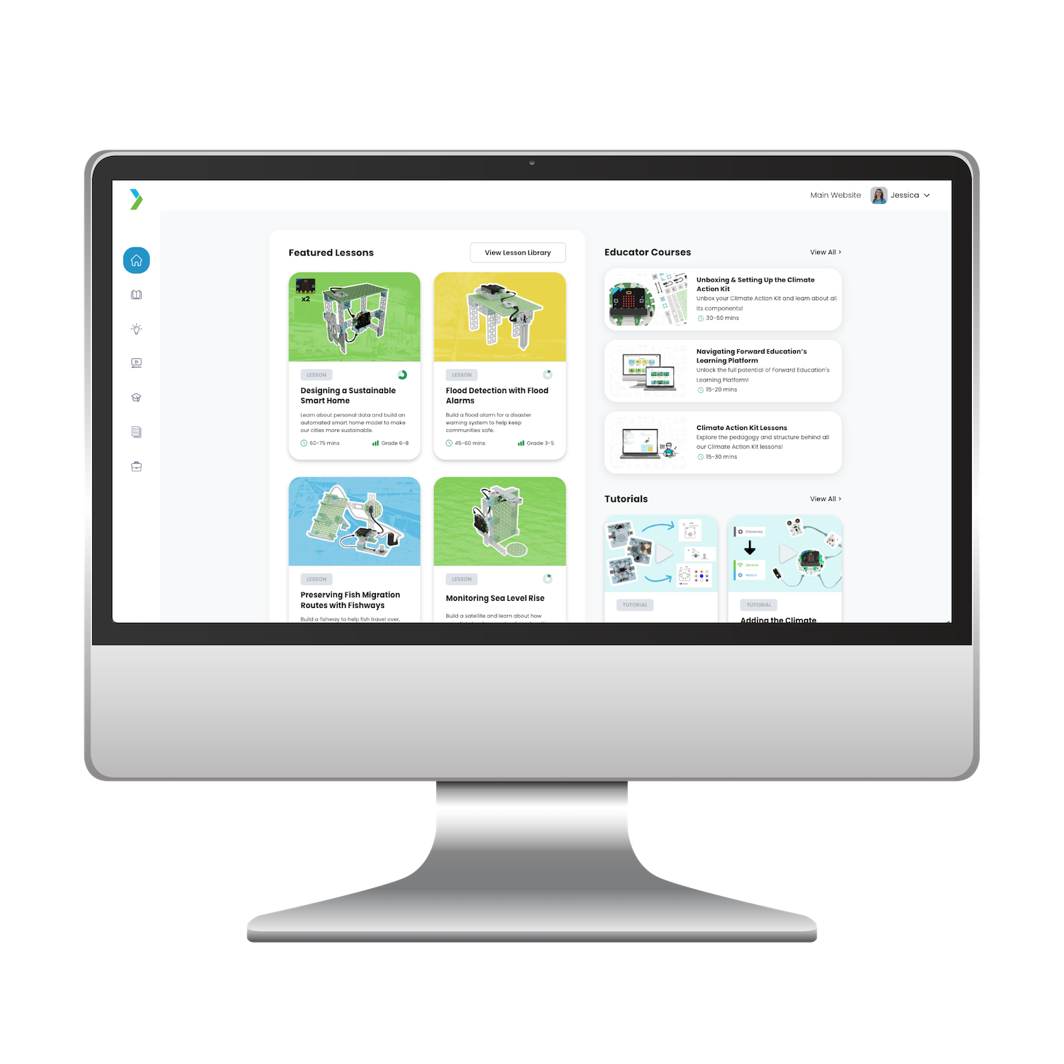Preview of the Forward Education Lesson library