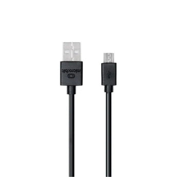USB-A to micro-USB cable in black with both connector ends visible | Forward Education