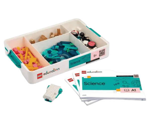 STEM science kit with organized storage case, colored specimens, instruction guides, and learning | Forward Education