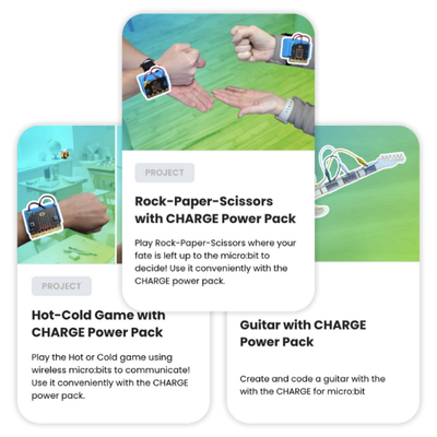 Three educational STEM projects featuring wireless microbit devices and power pack accessories | Forward Education
